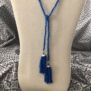Blue Quartz Lariat